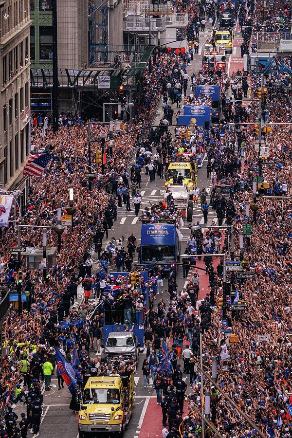 New York Knicks Nba Championship Parade 2026 by Adam Gray