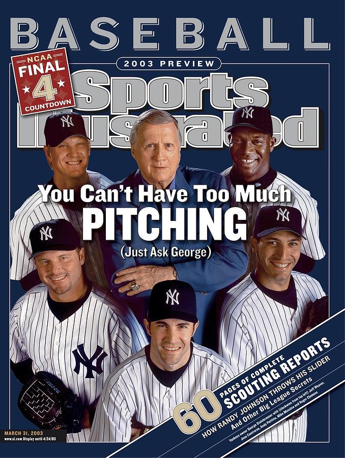 Yankees Team and George Steinbrenner Photograph - New York Yankees Owner George Steinbrenner, Jose Contreras Sports Illustrated Cover by Sports Illustrated
