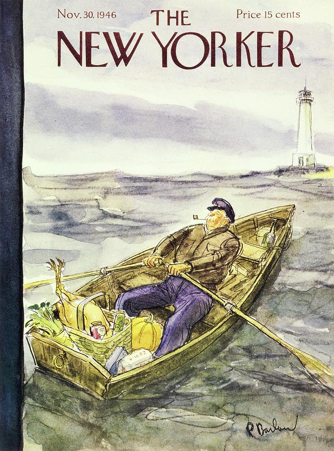 New Yorker November 30 1946 Painting by Perry Barlow
