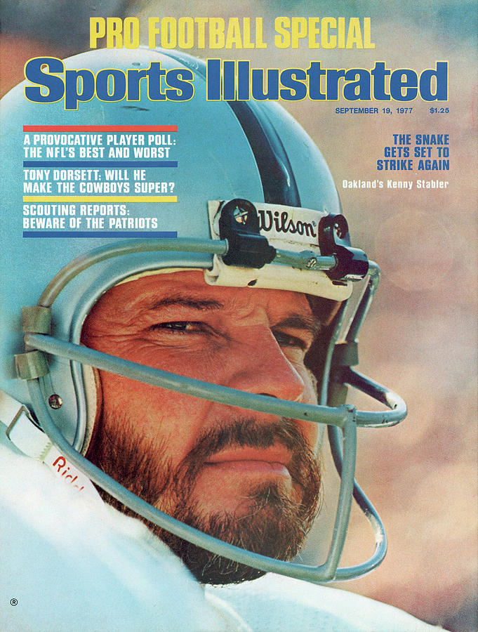 Oakland Raiders Qb Ken Stabler, Super Bowl Xi Sports Illustrated Cover Photograph by Sports Illustrated