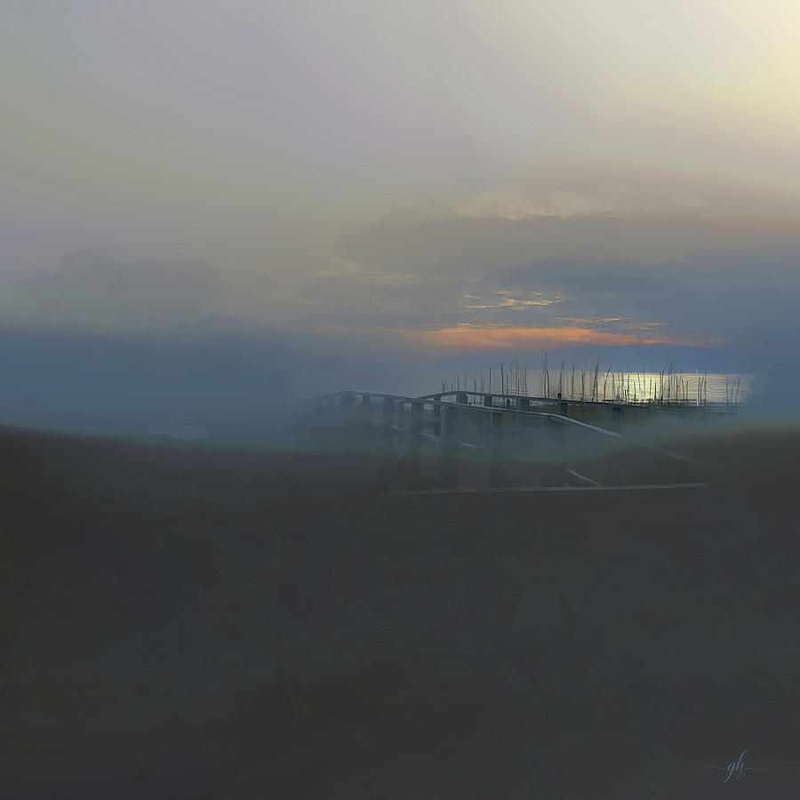 Ocean Mist Digital Art by Gina Harrison