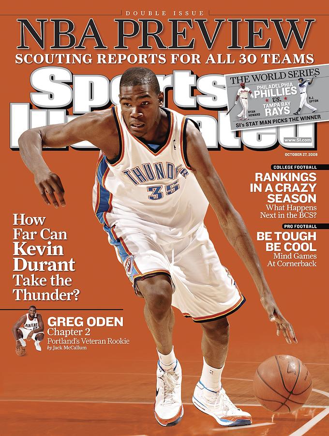 Kevin Durant Thunder NBA Preview Photograph - Oklahoma City Thunder Kevin Durant... Sports Illustrated Cover by Sports Illustrated