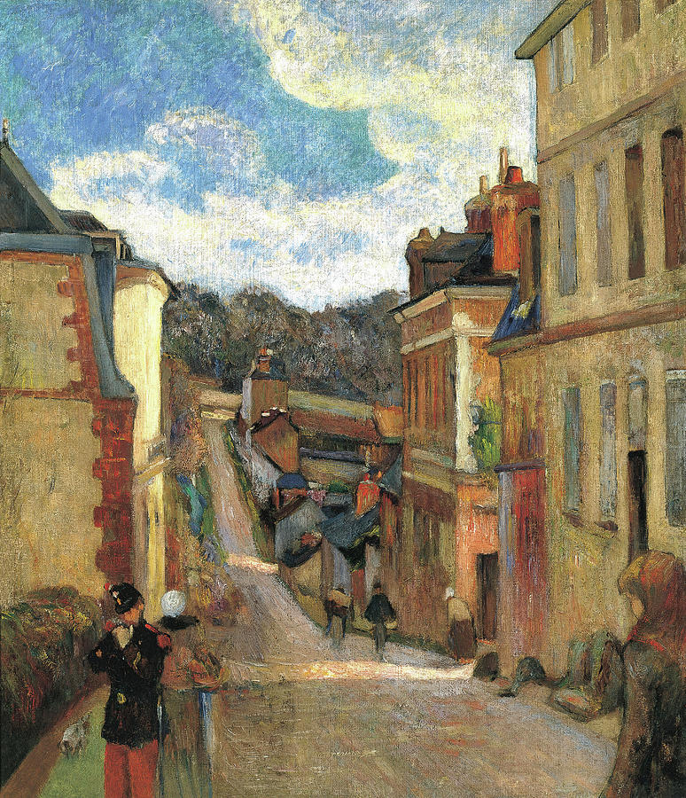 Paul Gauguin -Paris, 1848-Atuona, Marquesas Islands, 1903-. Rue