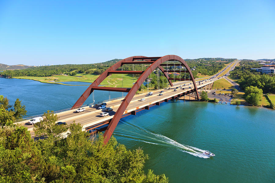 Pennybacker 360 Bridge And Colorado by Dszc
