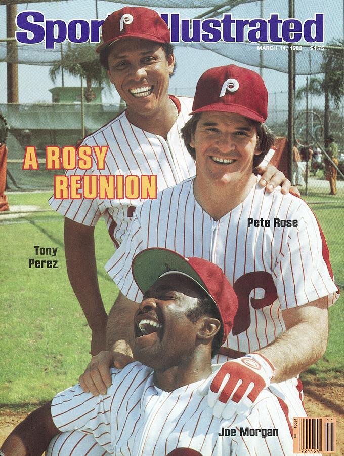 Philadelphia Phillies Tony Perez, Pete Rose, And Joe Morgan Sports Illustrated Cover Photograph by Sports Illustrated
