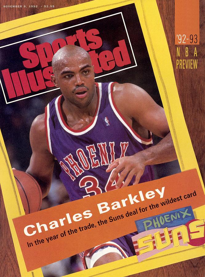 Charles Barkley Sports Illustrated Cover Photograph - Phoenix Suns Charles Barkley, 1992-93 Nba Preview Issue Sports Illustrated Cover by Sports Illustrated