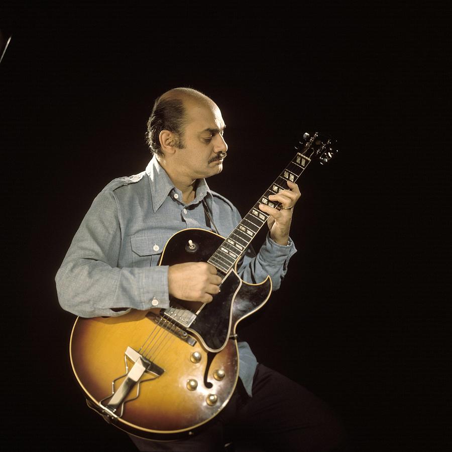 Musician Playing Jazz Guitar Photograph - Photo Of Joe Pass by David Redfern
