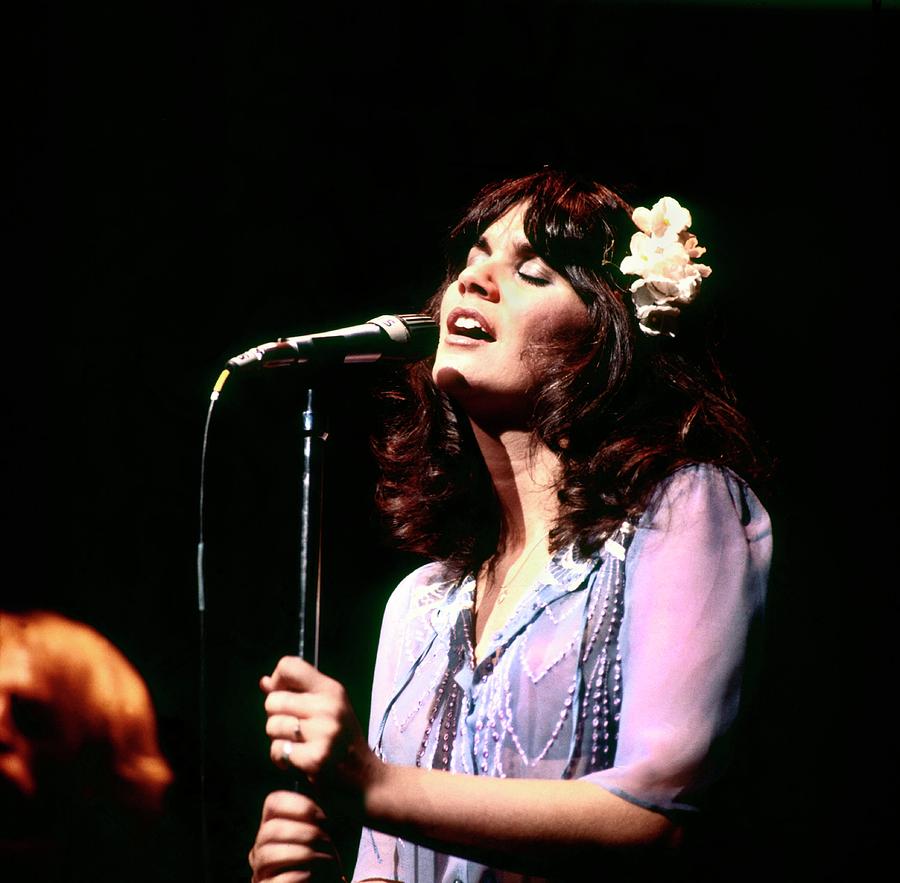 Singer Performing on Stage Photograph - Photo Of Linda Ronstadt by David Redfern