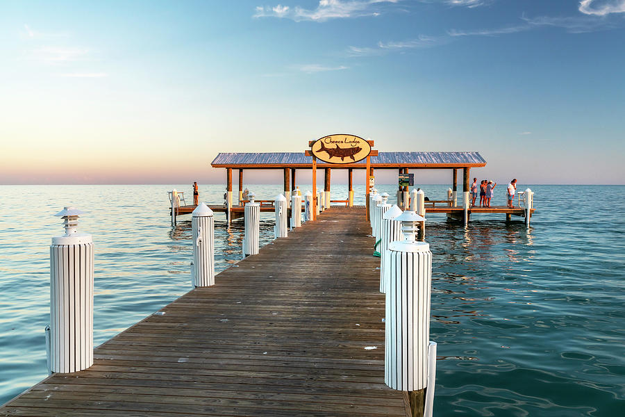 Pier At Cheeca Lodge, Islamorada Digital Art by Laura Zeid