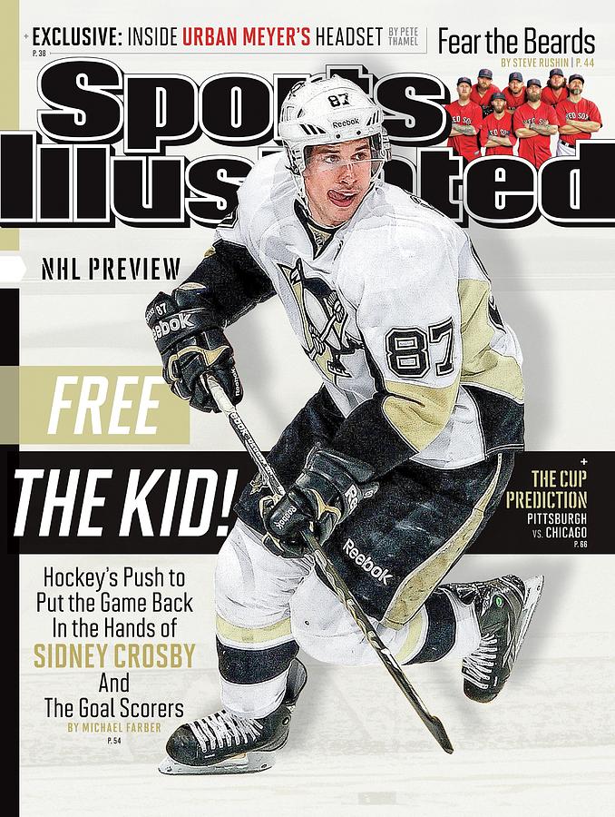 Sidney Crosby Sports Illustrated Cover Photograph - Pittsburgh Penguins Sidney Crosby, 2013-14 Nhl Hockey Sports Illustrated Cover by Sports Illustrated