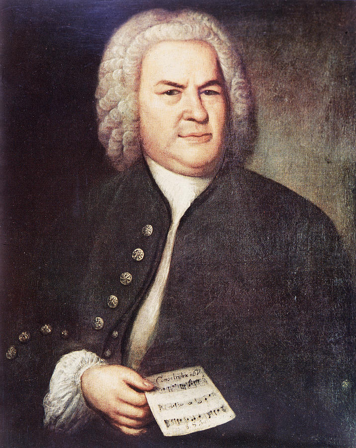 Portrait Of J.s. Back 1746 by Hulton Archive