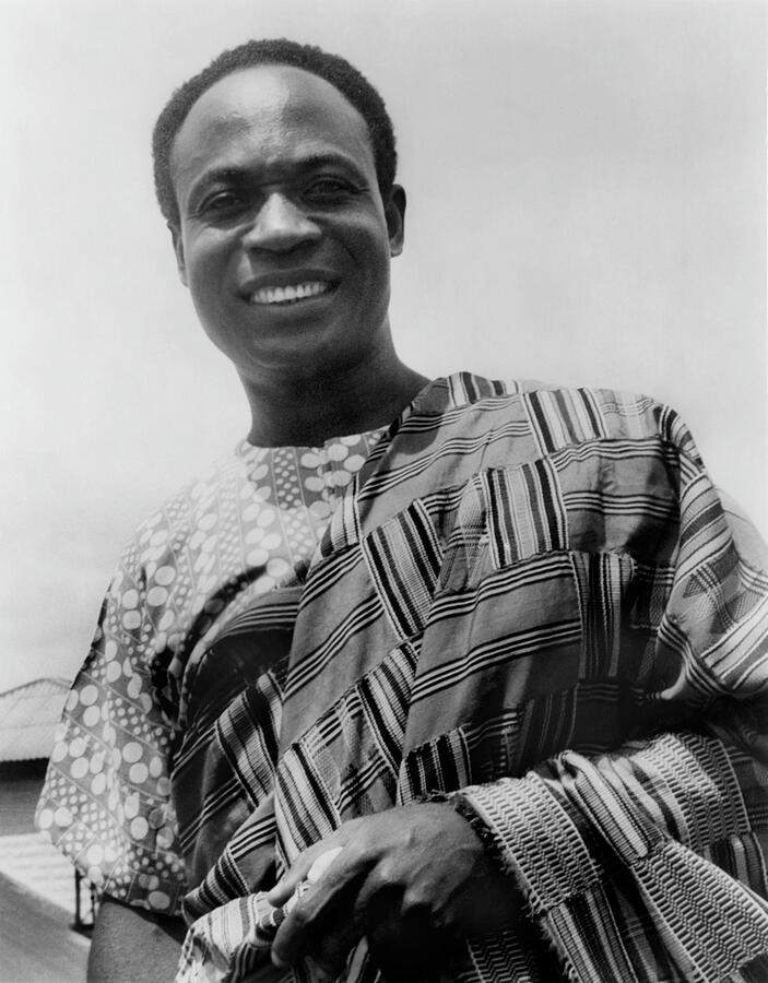 Portrait Of Kwame Nkrumah President by Lincoln University