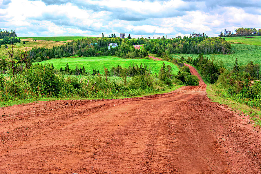 Prince Edward Island Red Dirt Road Photograph by Douglas Wielfaert