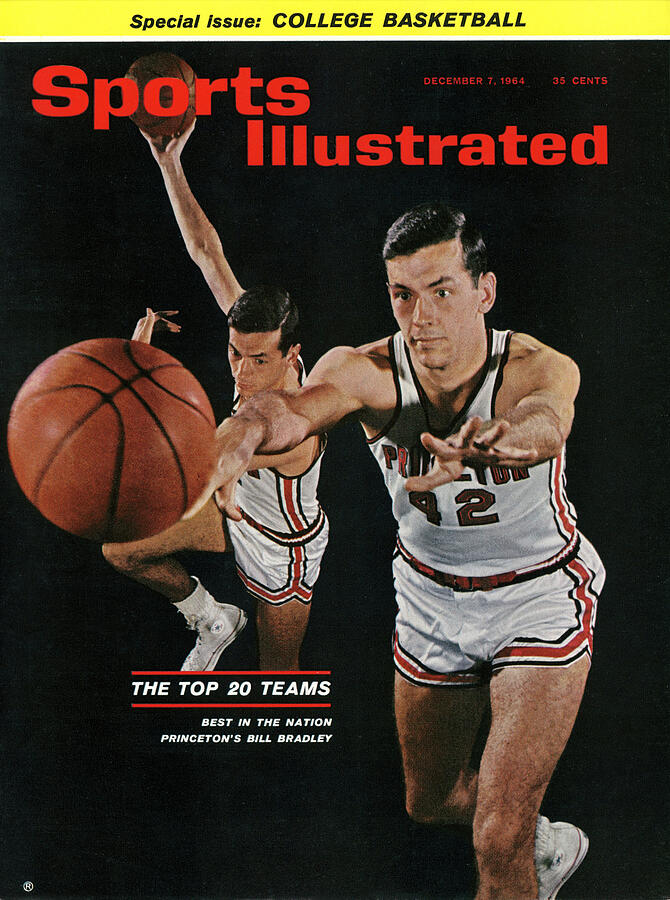Bill Bradley in Action Photograph - Princeton University Bill Bradley Sports Illustrated Cover by Sports Illustrated