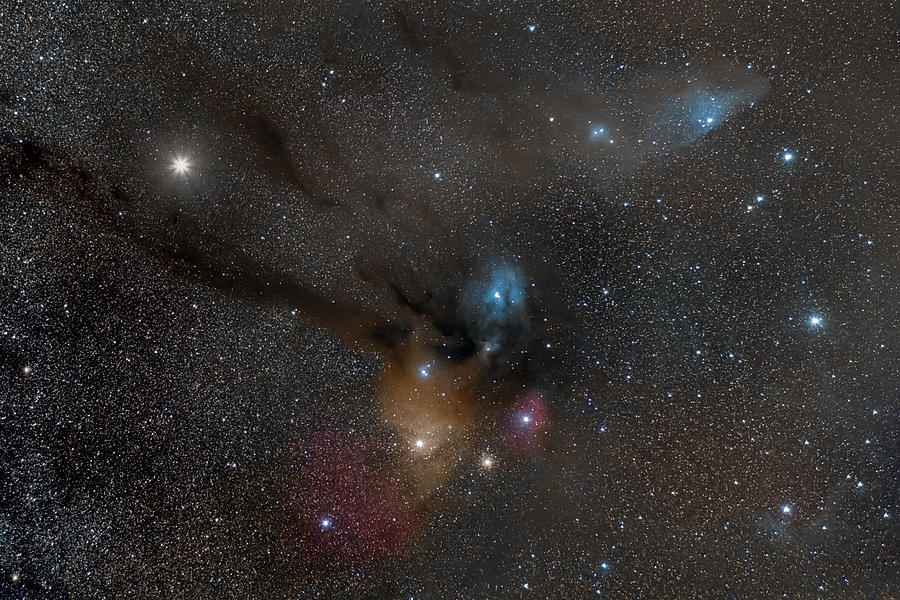 Rho Ophiuchi Nebula by Massimo Tamajo