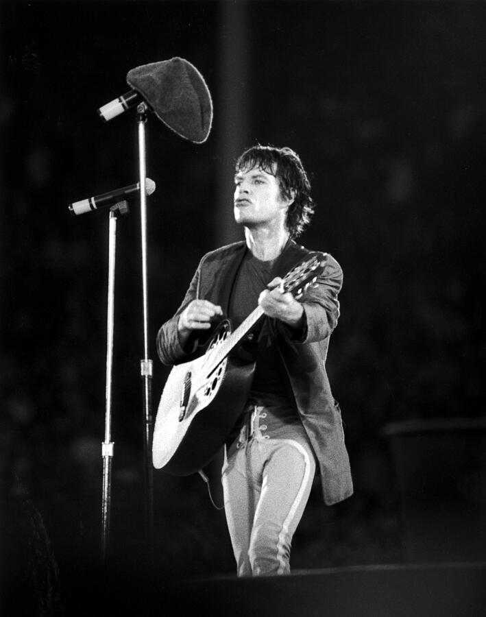 Rolling Stones - Mick Jagger, Wembley by Brian Rasic