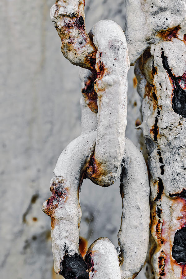Rusted Chain Digital Art by Laura Diez