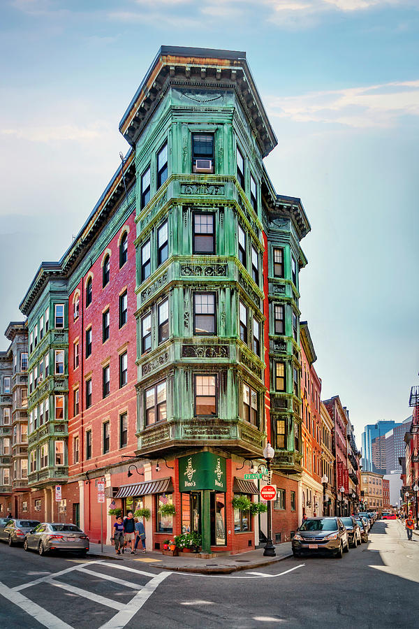 Salem & Prince St Building, Boston, Ma Digital Art by Laura Zeid