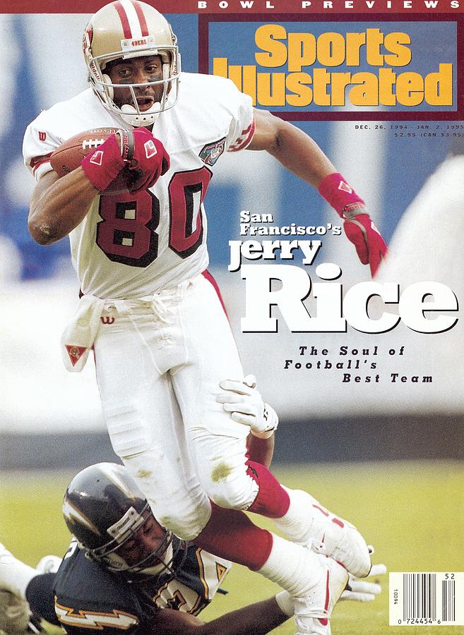 San Francisco 49ers Jerry Rice Sports Illustrated Cover by
