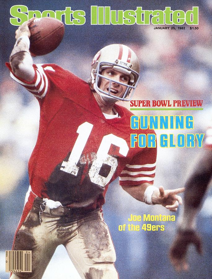 San Francisco 49ers Qb Joe Montana Sports Illustrated Cover by