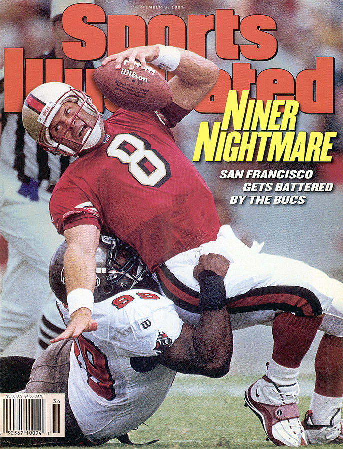 Steve Young on Sports Illustrated Cover Photograph - San Francisco 49ers Qb Steve Young... Sports Illustrated Cover by Sports Illustrated