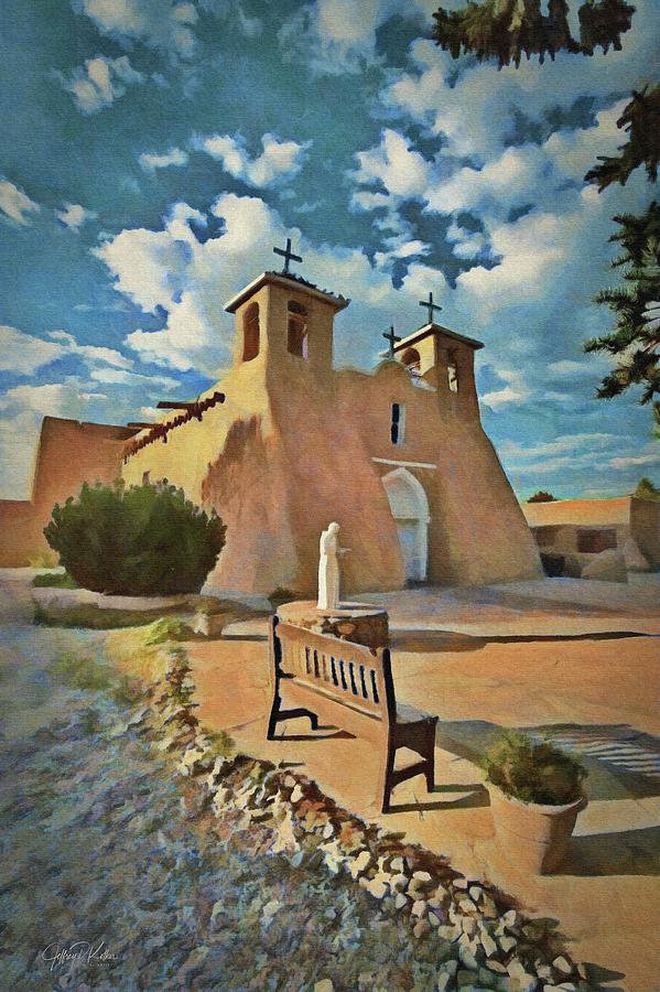 San Francisco de Asis Church in Sunlight Painting - San Francisco de Asis by Jeffrey Kolker