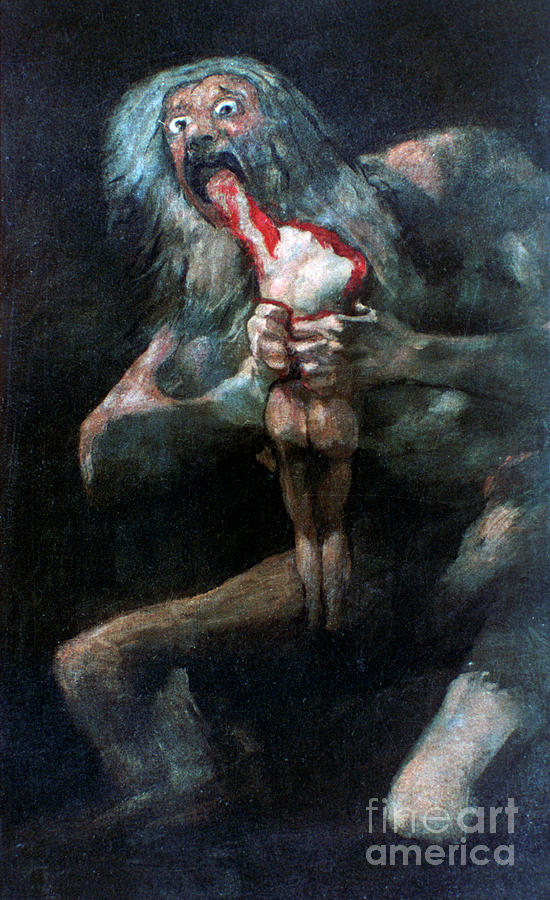 Saturn Devouring One Of His Children by Print Collector