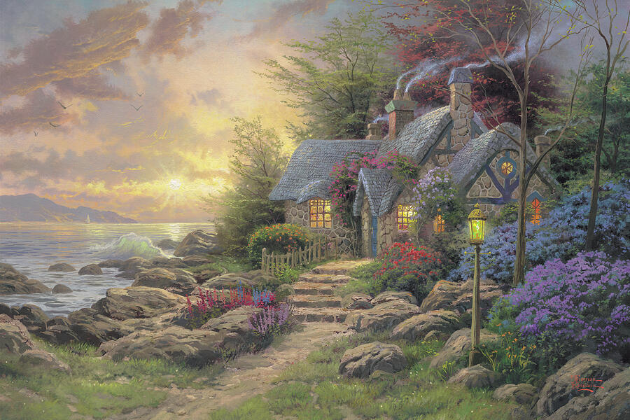 GALLERY アートフィールドウォーキングガイド Seaside Hideaway by Thomas Kinkade Studios