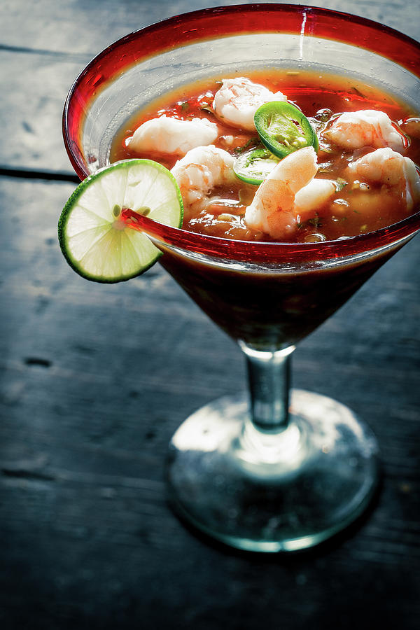Shrimp Cocktail, Cabo San Lucas, Mexico Digital Art by Giovanni Simeone