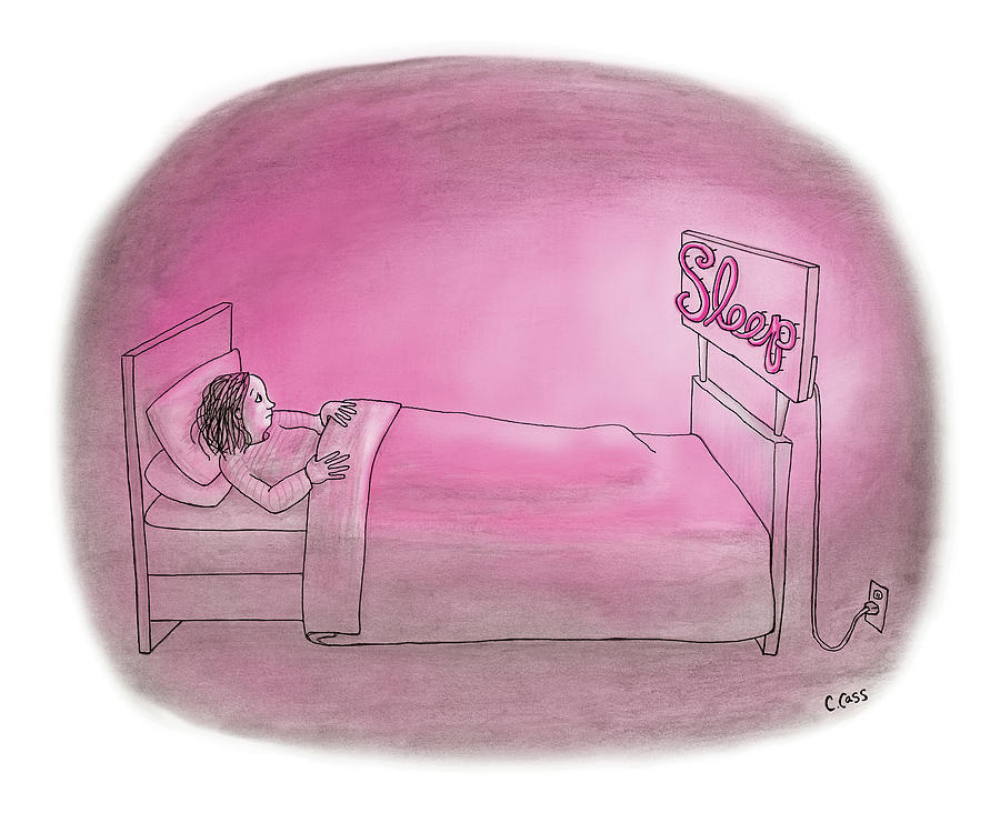 Sleep Drawing by Caitlin Cass