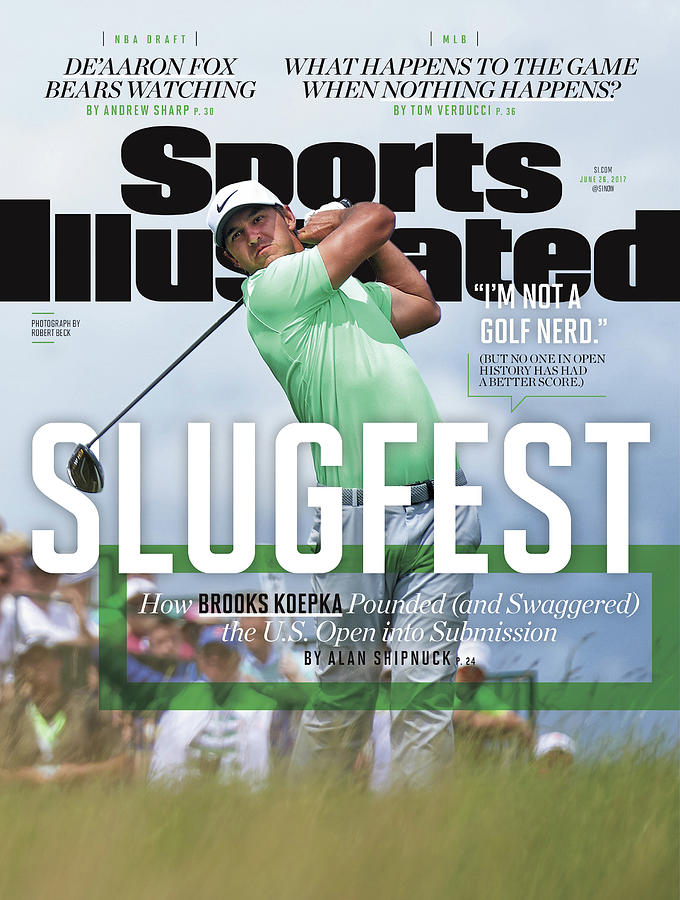 Brooks Koepka on Sports Illustrated Cover Photograph - Slugfest How Brooks Koepka Pounded And Swaggered The Us Sports Illustrated Cover by Sports Illustrated