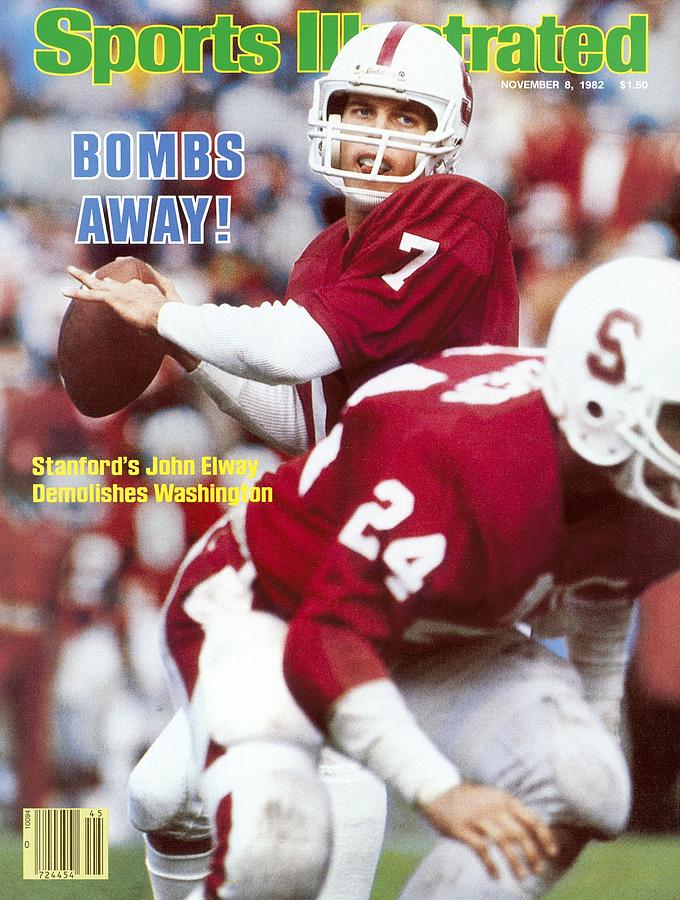 Stanford University Qb John Elway Sports Illustrated Cover by