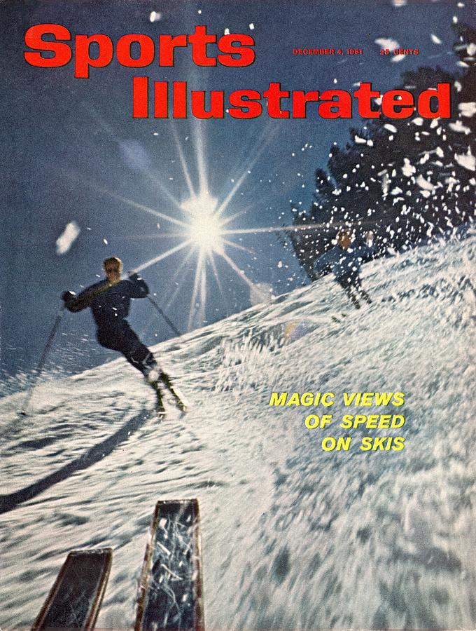 Thrilling Ski Descent Under the Sun Photograph - Stein Eriksen, Skiing Sports Illustrated Cover by Sports Illustrated