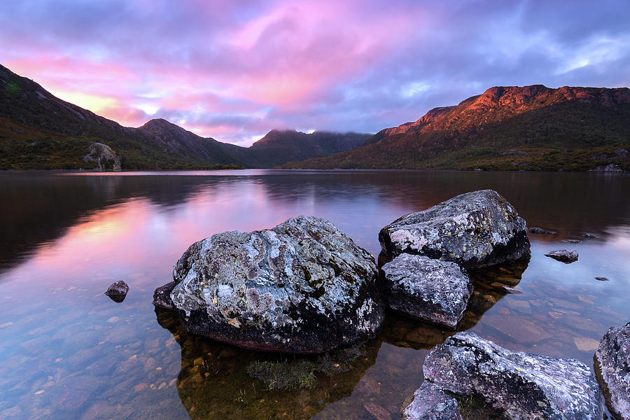 Sunrise at Cradle Mountain Photograph by Monamifoto