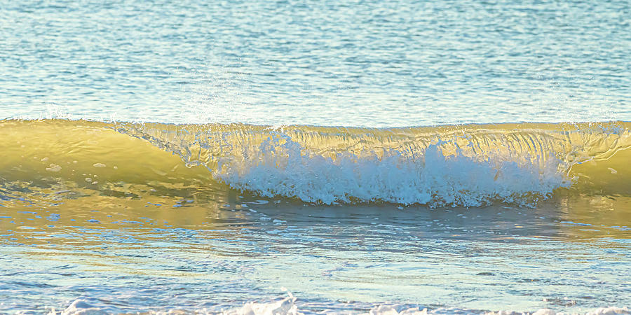 Sunrise Waves Photograph by Donna Twiford