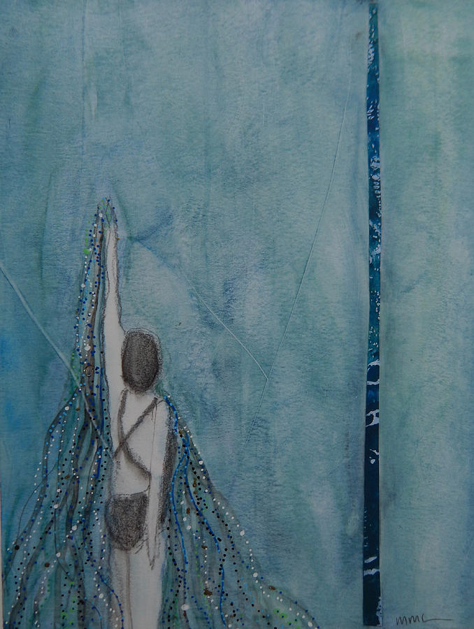 Swim Flow II Mixed Media by Mary Conner