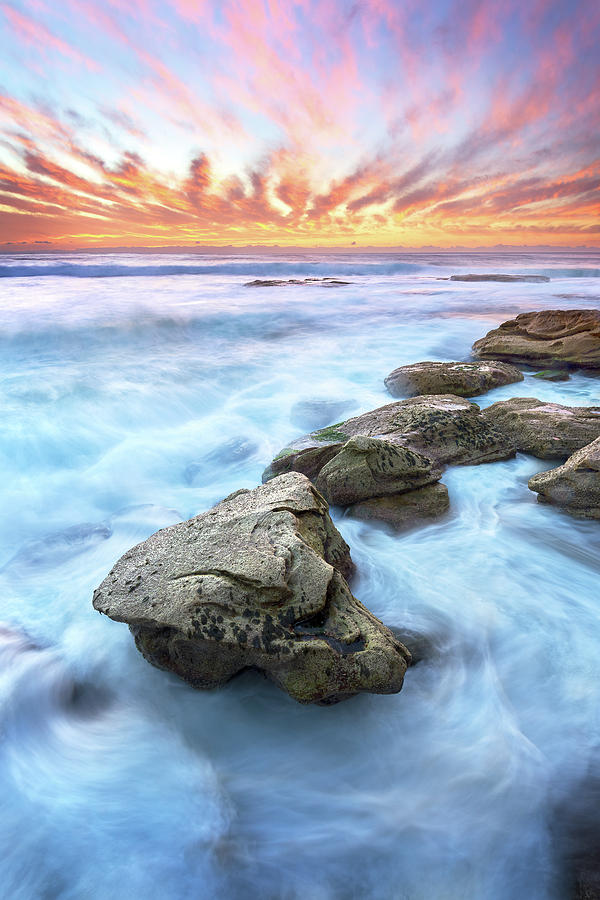 Tamarama Swirls Photograph by Monamifoto