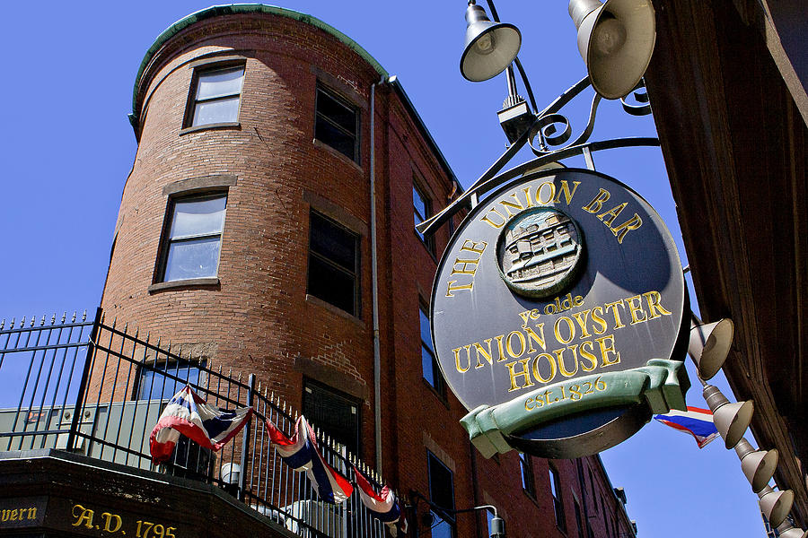 Tavern & Seafood Restaurant, Boston, Ma Digital Art by Claudia Uripos