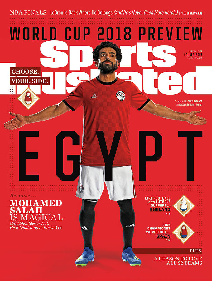 Mohamed Salah World Cup Preview Photograph - Team Egypt Mohamed Salah, World Cup 2018 Preview Sports Illustrated Cover by Sports Illustrated