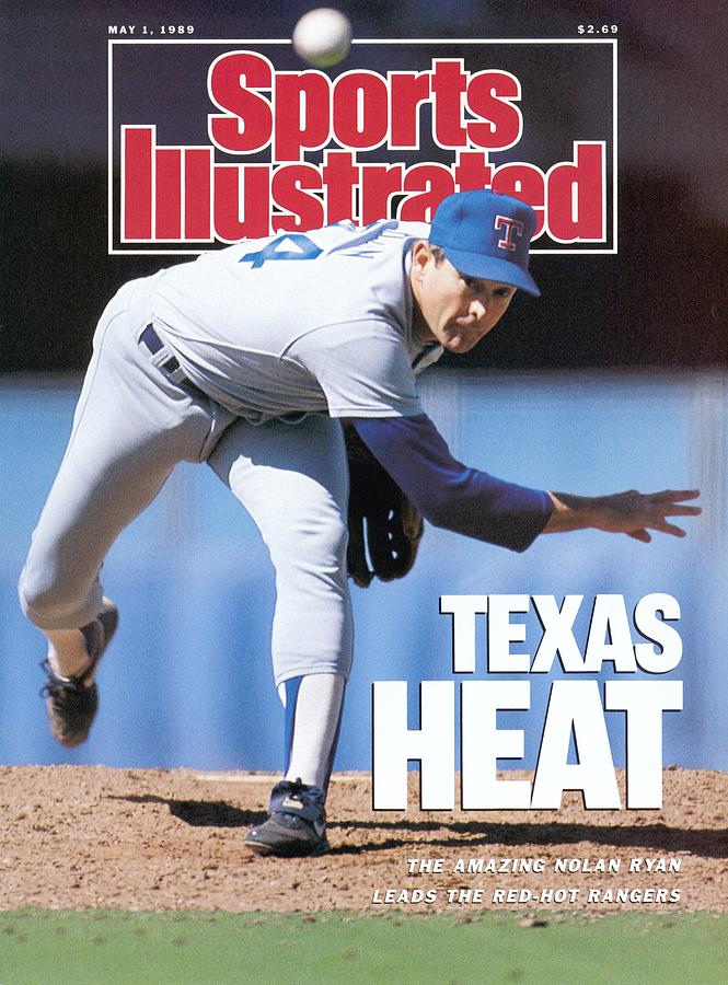 Nolan Ryan on Sports Illustrated Cover Photograph - Texas Rangers Nolan Ryan... Sports Illustrated Cover by Sports Illustrated