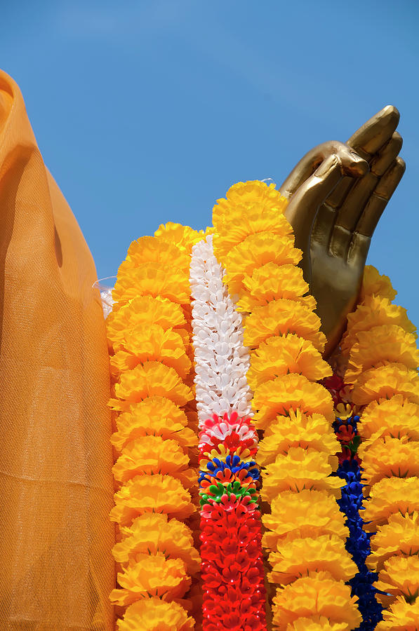 Thailand Buddha Flower Leis by M Timothy O'keefe