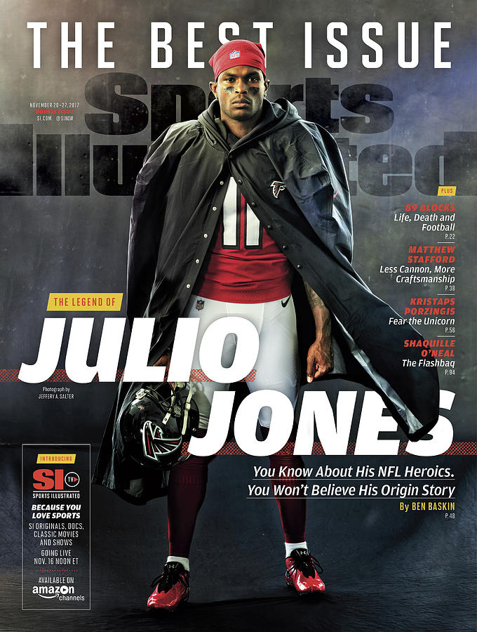 Julio Jones on Sports Illustrated Cover Photograph - The Best Issue The Legend Of Julio Jones Sports Illustrated Cover by Sports Illustrated