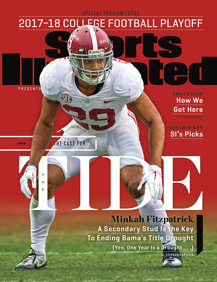 Minkah Fitzpatrick on Sports Illustrated Photograph - The Case For The Tide 2017-18 College Football Playoff Sports Illustrated Cover by Sports Illustrated