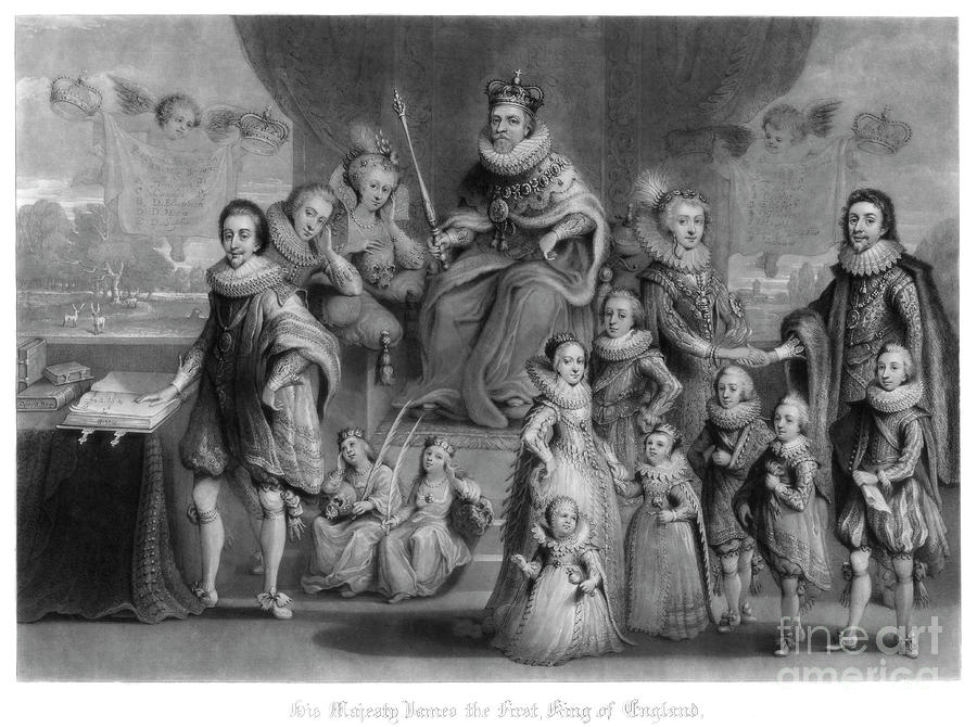 The Family Of King James I Of England by Print Collector