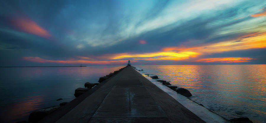 The Lighthouse Walk Photograph by Owen Weber