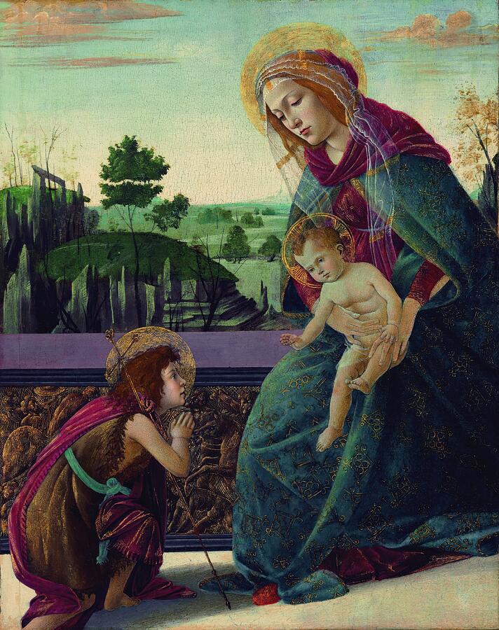 The Madonna And Child With The Young St. John The Baptist by Sandro ...