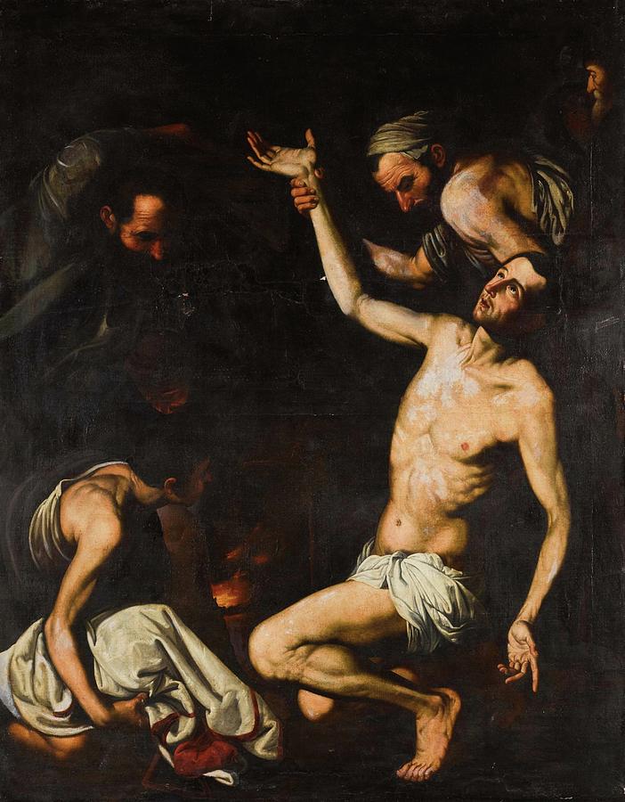 The Martyrdom Of Saint Lawrence by Follower Of Jusepe De Ribera
