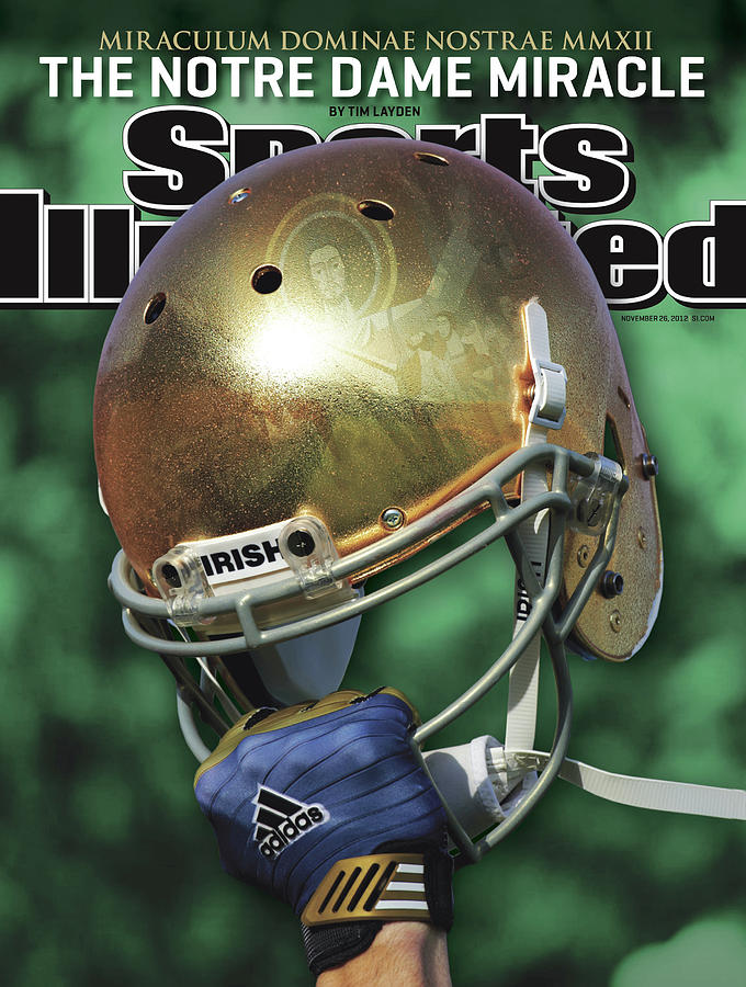 Notre Dame Miracle Sports Cover Photograph - The Notre Dame Miracle Sports Illustrated Cover by Sports Illustrated