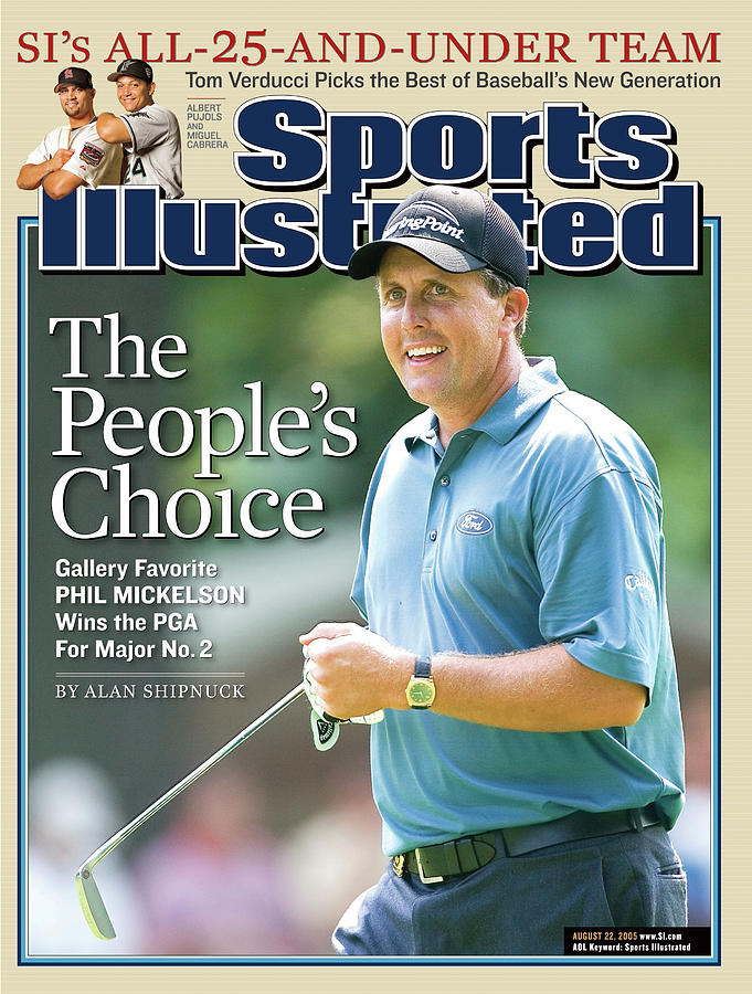 Phil Mickelson on Sports Illustrated Photograph - The Peoples Choice Gallery Favorite Phil Mickelson Wins The Sports Illustrated Cover by Sports Illustrated