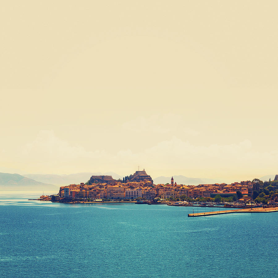 The Port Of Corfu by Thepalmer